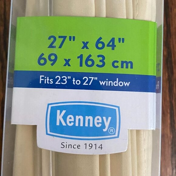 Brand New 27" x 64" Cordless Kenney Insulating Roman Shade Khaki NIB - Picture 3 of 10